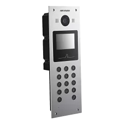 Panou exterior videointerfon TCP/IP pentru blocuri si spatii birouri, control acces card, afisaj LCD- HIKVISION DS-KD3003-E6 - imagine 1