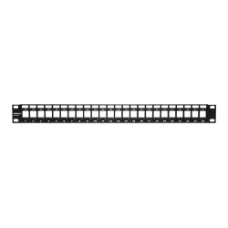 Patch Panel 24 porturi blank keystone 1U - TRENDnet TC-KP24 - imagine 1