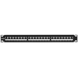 Patch Panel 24 porturi RJ45, Cat6a, Ecranat, 1U - TRENDnet TC-P24C6AS