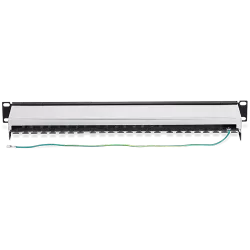 Patch Panel 24 porturi RJ45, Cat6a, Ecranat, 1U - TRENDnet TC-P24C6AS - imagine 2