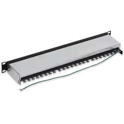 Patch Panel 24 porturi RJ45, Cat6a, Ecranat, 1U - TRENDnet TC-P24C6AS - imagine 3