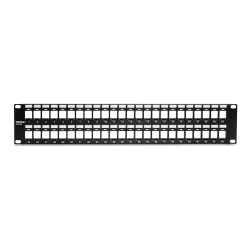 Patch Panel 48 porturi blank keystone 2U - TRENDnet TC-KP48 - imagine 1