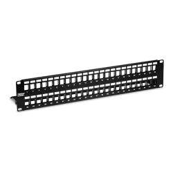 Patch Panel ecranat 48 porturi blank keystone 2U - TRENDnet TC-KP48S