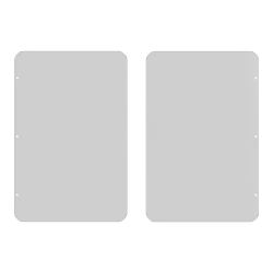 Poarta acrilica 90 cm, pentru poarta batanta DS-K3B501SX - HIKVISION DS-K3B501SX/601SX-Dp90/2