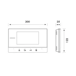 POST DE INTERIOR 5" HANDS-FREE 220VAC - imagine 1