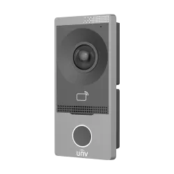 Post exterior videointerfon TCP/IP, IR, Wi-Fi, IK08 - UNV OEU-201S-HMK-W - imagine 2