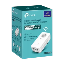 Powerline AV1300, Passthrough, Wi-Fi 5, AC1200 Dual-Band, 3 x RJ45 Gigabit - TP-Link TL-WPA8631P - imagine 2
