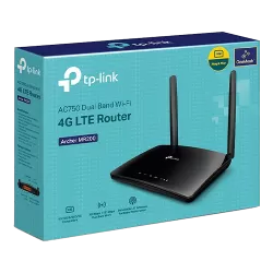 Router 3G / 4G LTE Wireleess TP-LINK Archer MR200 Slot Micro SIM - TP-LINK ArcherMR200 - imagine 3