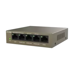 Router 4 porturi Gigabit PoE+, 55W, 1 port RJ45 Gigabit, management - IP-COM M20-PoE