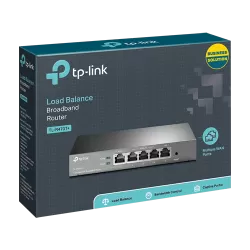 Router 5 porturi RJ45 Gigabit, Load Balancing - TP-Link Omada TL-R470T+ - imagine 2