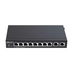 Router 8 x RJ45 1G PoE, 2 x RJ45 1G, Buget PoE 110W, Multi-WAN, Cloud Management - Ruijie RG-EG310GH-P-E