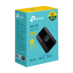Router portabil 4G, Wi-Fi 4, Nano SIM, microSD, Baterie 2100 mAh - TP-Link M7350 - imagine 2