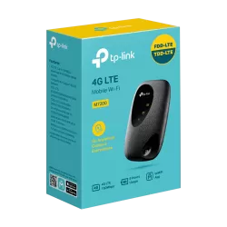 Router portabil 4G, Wi-Fi 4, SIM, Baterie 2000 mAh - TP-Link M7200 - imagine 2
