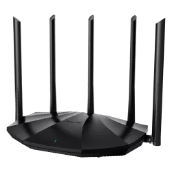 Router Wi-Fi 6, DualBand 2.4Ghz/5GHz, 300+1201Mbps, 5x6dBi, 4 porturi Gigabit - TENDA TND-TX2-PRO
