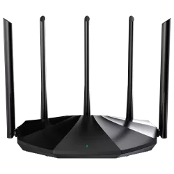 Router Wi-Fi 6, DualBand 2.4Ghz/5GHz, 300+1201Mbps, 5x6dBi, 4 porturi Gigabit - TENDA TND-TX2-PRO - imagine 1