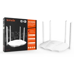 Router Wi-Fi 6, DualBand 2.4Ghz/5GHz, 574+2402Mbps, 4x6dBi, 4 porturi Gigabit - TENDA TND-RX9 - imagine 3