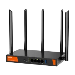 Router business, multi-WAN, WiFi 6, Dual Band, AX3000, 200 utilizatori, Management - TENDA TND-W30E - imagine 1