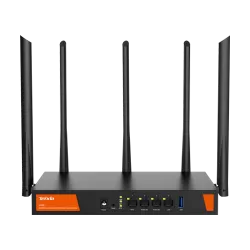 Router business, multi-WAN, WiFi 6, Dual Band, AX3000, 200 utilizatori, Management - TENDA TND-W30E - imagine 2