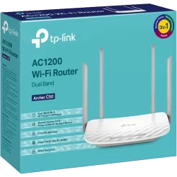 Router Wireless TP-Link Archer C50 AC1200 Dual Band Beamforming ArcherC50 - imagine 3