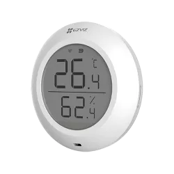 Senzor de temperatura si umiditate Smart Home EZVIZ, afisaj 1.8 inch, comunicare Wireless ZigBee CS-T51C - imagine 1