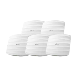 Set 5 x Access Point Wi-Fi 5, AC1750 Dual-Band, 3.5/4 dBi, 2 x RJ45 Gigabit, PoE - TP-Link Omada EAP245(5-pack)