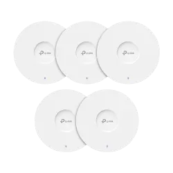 Set 5 x Access Point Wi-Fi 6, AX1800 Dual-Band, 4/5 dBi, 1 x RJ45 Gigabit, PoE - TP-Link Omada EAP613(5-pack)