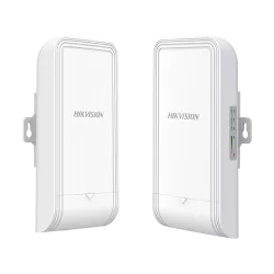 Set wireless emitator-receptor, 5GHz 802.11ac, 867Mbps, max. 5Km, 12 dBi, PoE - HIKVISION DS-3WF02-5AC-D