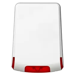 Sirena piezo de exterior, 80/105 db, flash LED portocaliu    - Teletek SR300O_M