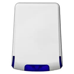 Sirena piezo de exterior, LED albastru, 85/105 db, baterie integrata de 9V, certificata GRADE 2, Clasa IV - Teletek SR300BBM