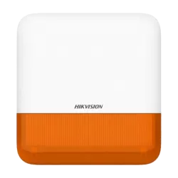 Sirena wireless AX PRO de exterior cu flash, led Portocaliu, 868Mhz - HIKVISION DS-PS1-E-WE-O