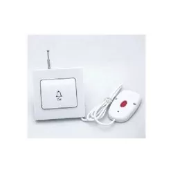 Sistem apel PXW TSS-CB2K, Transmitator wireless pentru apel de urgenta cu buton suplimentar pe fir, 433.92 МHz, 400m (antena)