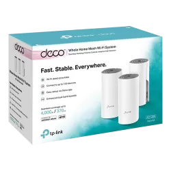 Sistem mesh Wi-Fi TP-LINK Deco E4 AC1200 (pachet de 3), Dual Band DecoE4(3-pack) - imagine 2