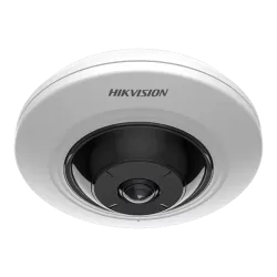 Smart Event, Fish Eye - Camera IP, 5MP, lentila 1.05mm, IR8m, Mic., Alarm, PoE - HIKVISION DS-2CD2955G0-ISU-1.05mm - imagine 1
