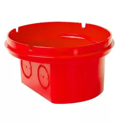 SOCLU DE MONTAJ IP65, ROSU