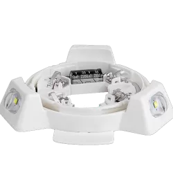 Soclu standard cu flash alb, pentru detectorii adresabili din seria SensoIRIS certificat  EN54-3 - TELETEK SensoIRIS-VAD-WST