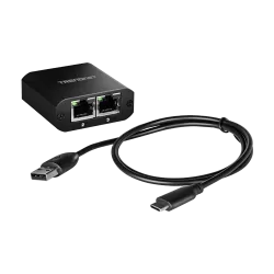 Splitter RJ45 Gigabit 1 IN, 2 OUT, USB-C - TRENDnet TEG-102S - imagine 3