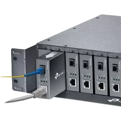 Suport rackabil pentru convertoare media TP-Link TL-FC1420, 14 sloturi - TP-Link FC1420 - imagine 2
