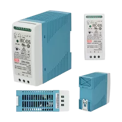 Sursa in comutatie cu back-up, 13.8V / 2.8A, monitorizare, sina DIN - MEAN WELL DRC-60A - imagine 2