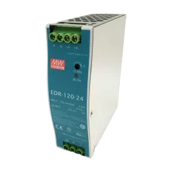 Sursa de alimentare in comutatie, 24V / 5A, sina DIN - MEAN WELL EDR-120-24 - imagine 1