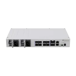 Switch 2 x QSF28 100G, 8 x SFP28 25G, 2 x RJ45 100 Mbps, 802.3bt PoE In, 1U - MikroTik CRS510-8XS-2XQ-IN