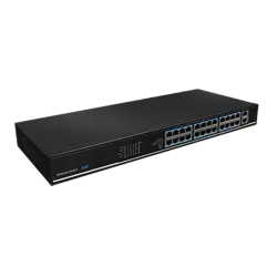 Switch 24 porturi PoE, 2 porturi Gigabit uplink - UTEPO SF26P-LM