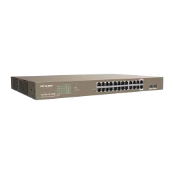Switch 24 porturi PoE+ Gigabit, 2 porturi SFP Gigabit, Management, 370W, 1U - IP-COM G3326P-24-410W - imagine 2