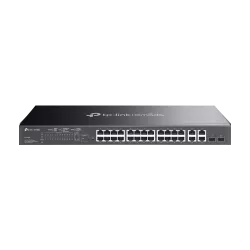 Switch L2+, 24 x RJ45 10/100 Mbps PoE, 2 x RJ45 1G, 2 x combo SFP/RJ45 1G, Management - TP-Link Omada SL2428P