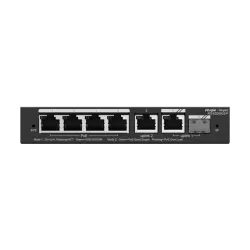 Switch 4 x RJ45 1G PoE, 1 x RJ45 1G, combo 1 x RJ45 + 1 x SFP 1G, Cloud Management - Ruijie Reyee RG-ES206GS-P - imagine 1