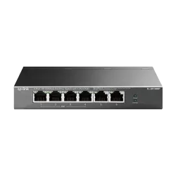 Switch 4 x RJ45 10/100 Mbps PoE, 2 x RJ45 10/100 Mbps, Buget PoE 67W, Unmanaged - TP-Link TL-SF1006P