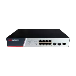 Switch 8 porturi PoE Gigabit, 2 porturi SFP Gigabit, L2 Full Management - HIKVISION DS-3E2510P
