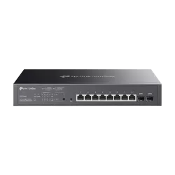 Switch L2+, 8 x RJ45 1G PoE, 2 x SFP 1G, Buget PoE 150W, Management - TP-Link Omada SG2210MP