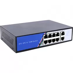 Switch BestNPS NPS08F02GN Switch PoE 8 10/100Mbps + 2 10/100/1000Mbps 125W