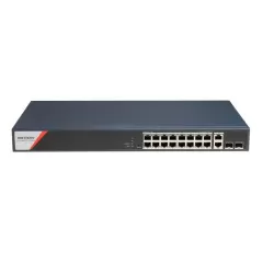 SWITCH CU 20 PORTURI (16 POE, 2 RJ45, 2 SFP)