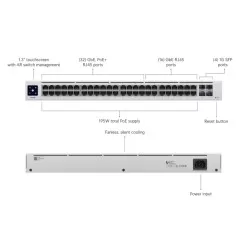 SWITCH CU 48 PORTURI RJ45 (32 POE+), 4 X SFP - imagine 2